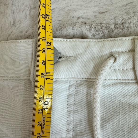 Anthropologie Faustine Embroidered Drawstring Waist Shorts Womens Size 30 White - Picture 10 of 14